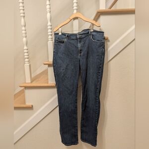 Eddie Bauer - Women's Blue Jeans - Straight-Leg - Size 14